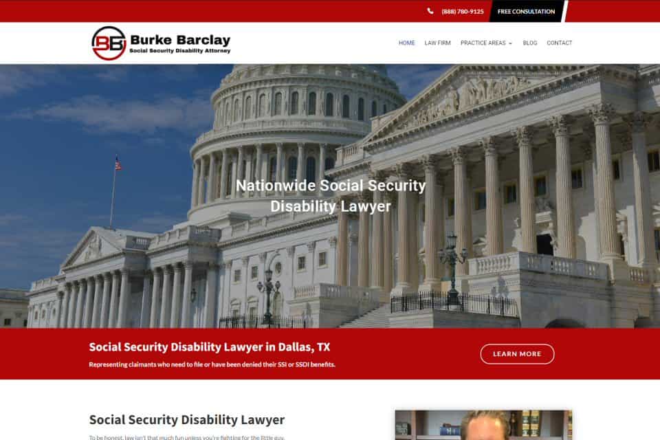 Burke Barclay Social Security Disability Lawyer by Eagle Custom Apparel