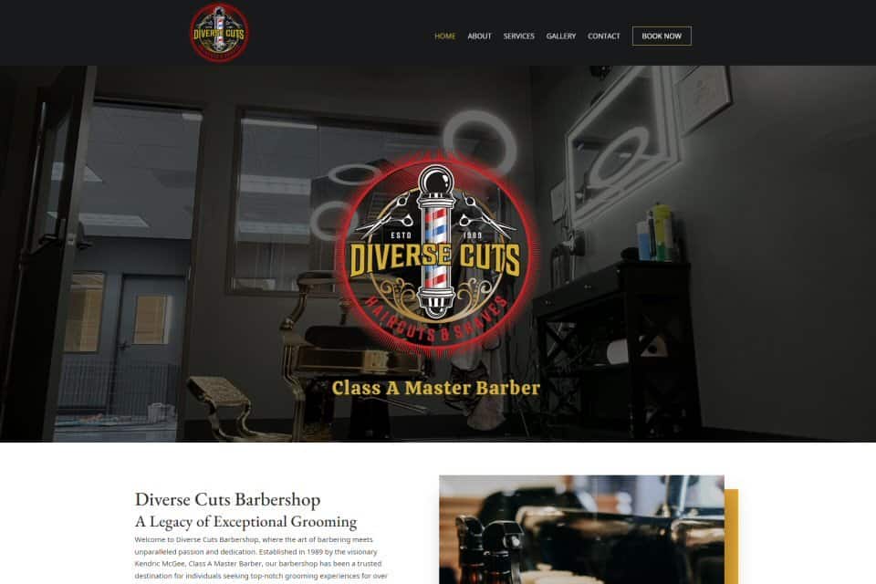 Diverse Cuts Barbershop by Eagle Custom Apparel