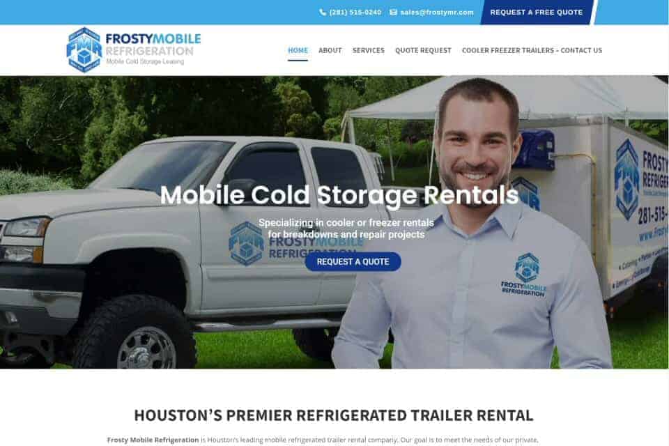 Frosty Mobile Refrigeration by Eagle Custom Apparel