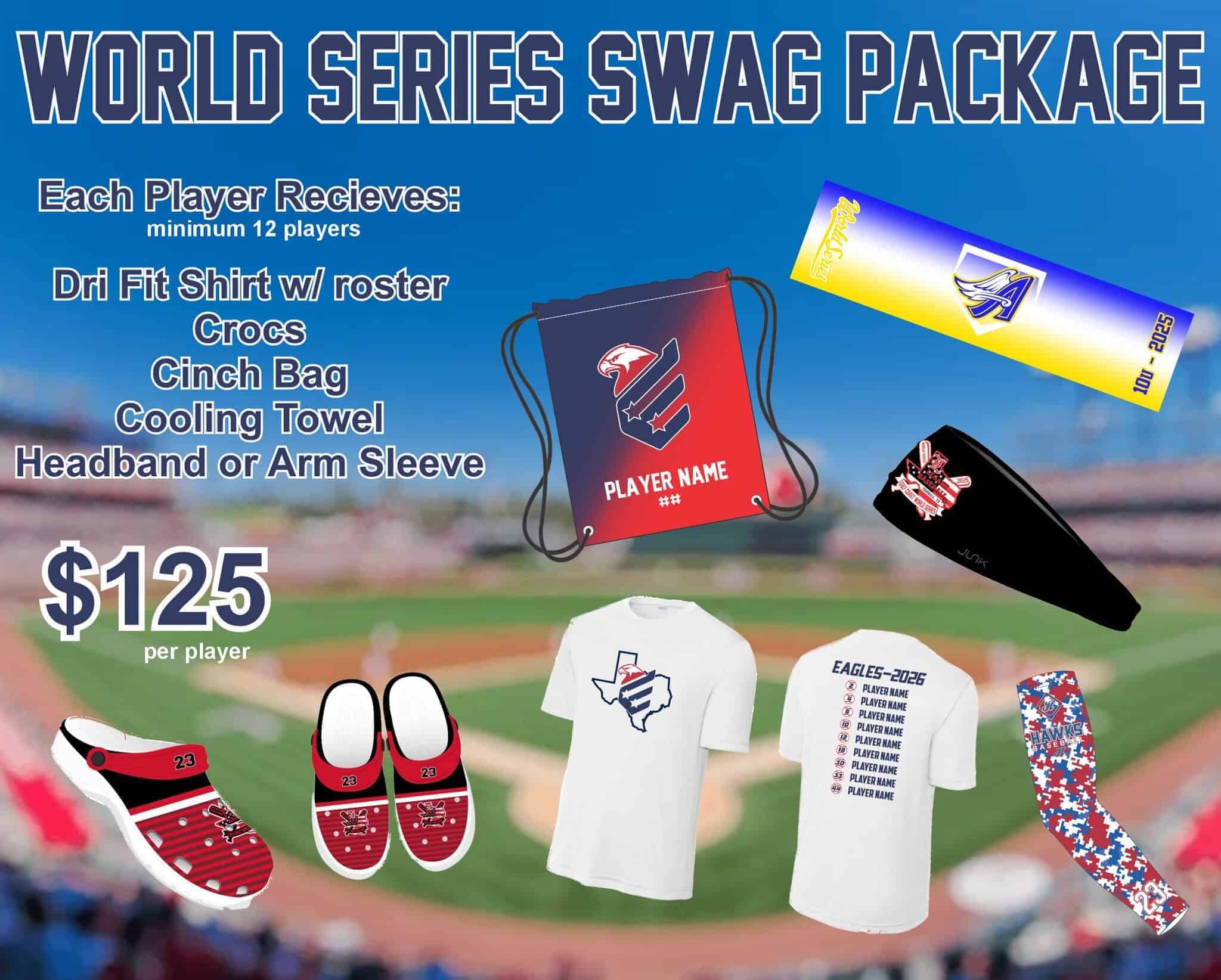 World Series Swag Package World Series Swag Package